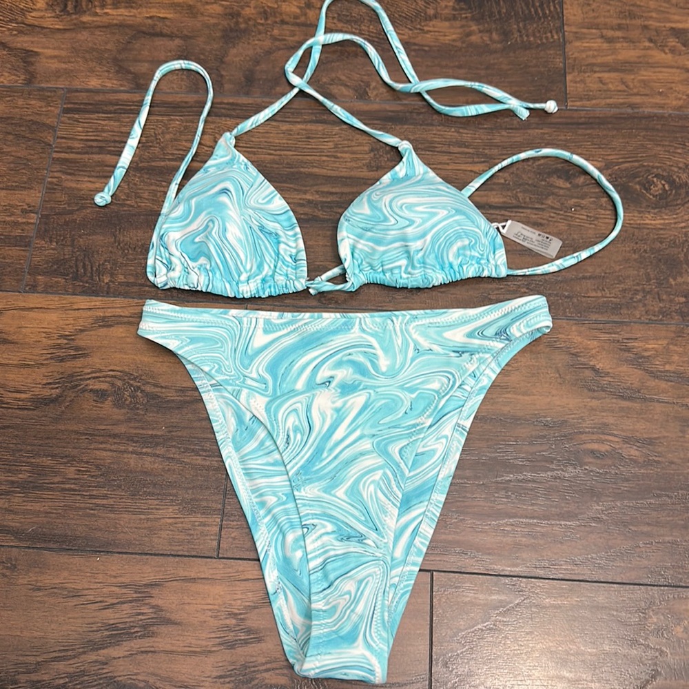 Grey bandit bathing suit
